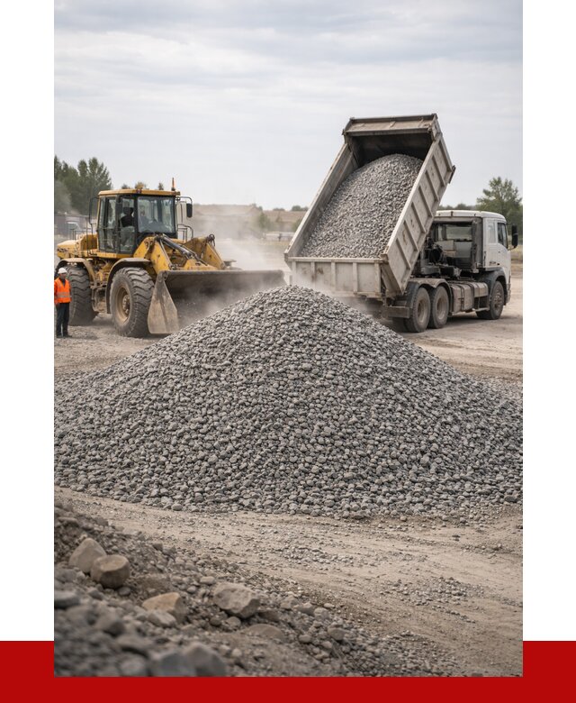 Купить щебень с доставкой в Череповце от 2555 руб. | ПРОНЕРУДЧрп