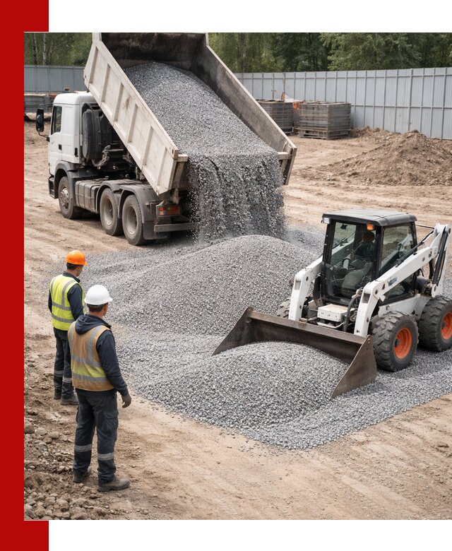 Доставка и продажа гранитного щебня фракции 0-5 в Череповце