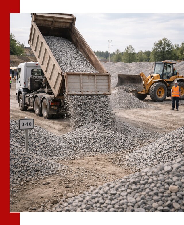 Гранитный щебень фракции 3–10: доставка и продажа в Череповце