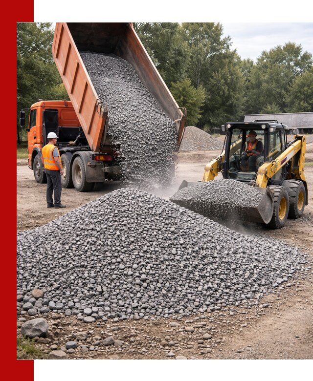 Купить гранитный щебень фракции 5–10 в Череповце с доставкой
