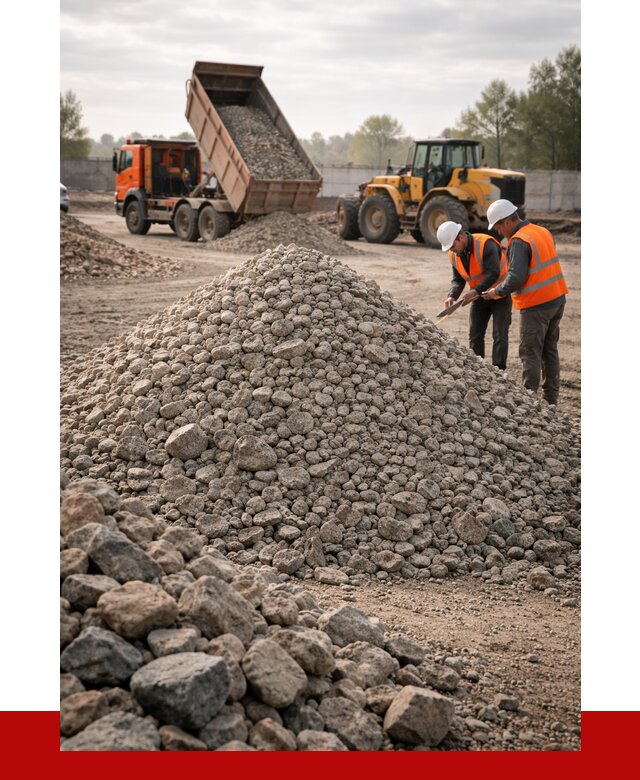 Гранитный щебень фракция 40-70 в Череповце от 2555 руб ПРОНЕРУДЧрп