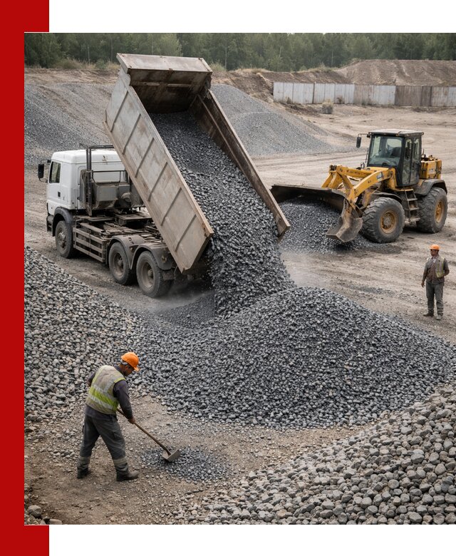 Щебень габбро-диабаз фр. 5-20 с доставкой в Череповце