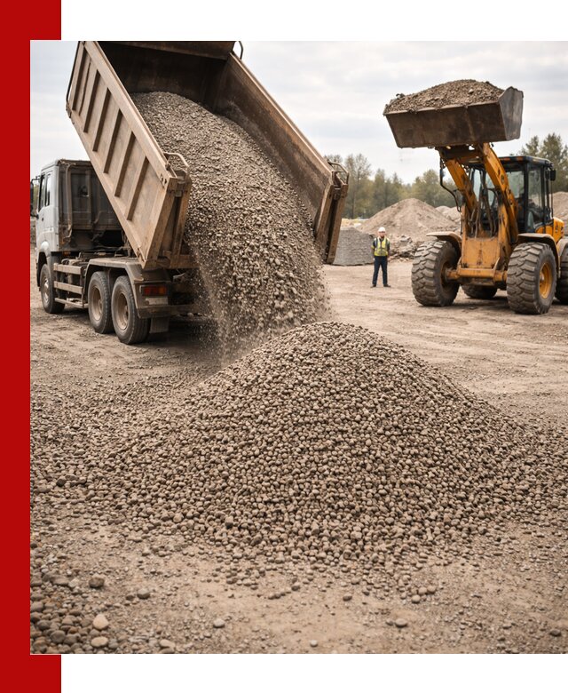 Гравийный щебень фракция 3–10 с доставкой в Череповце