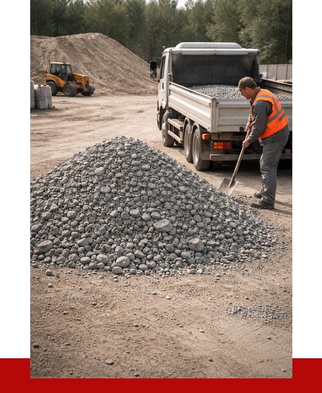 Гравийный щебень фракция 5-10 в Череповце от 2249 р. | ПРОНЕРУДЧрп