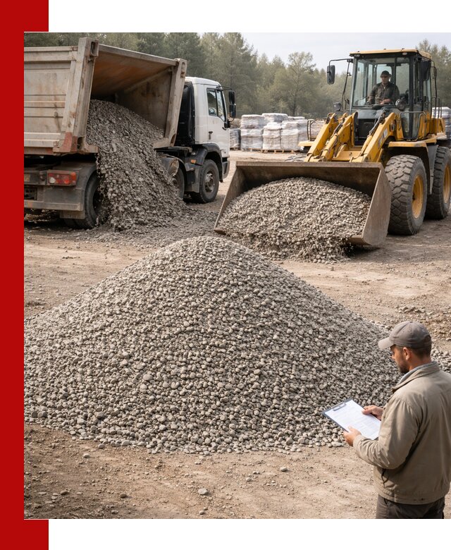 Гравийный щебень фракция 5–10 с доставкой в Череповце