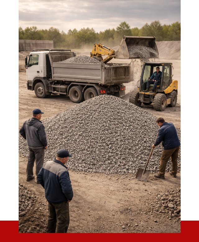 Гравийный щебень фракция 5-20 в Череповце от 2453 р. ПРОНЕРУДЧрп