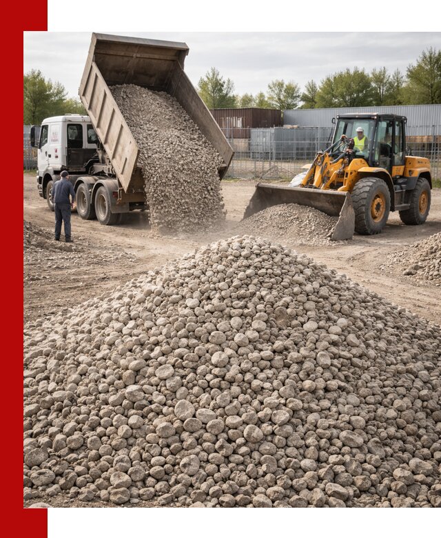 Доломитовый щебень фракции 20–41 с доставкой в Череповце