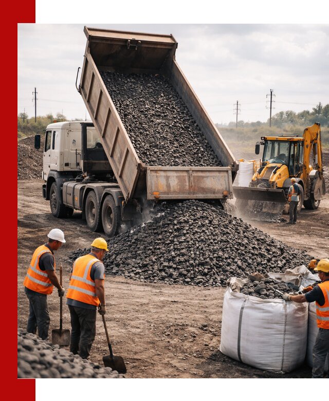 Шлаковый щебень фракция 40-70 с доставкой в Череповце