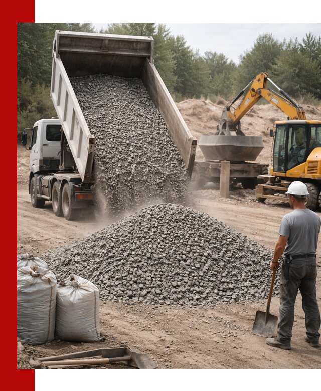 Доставка и продажа бетонного щебня в Череповце