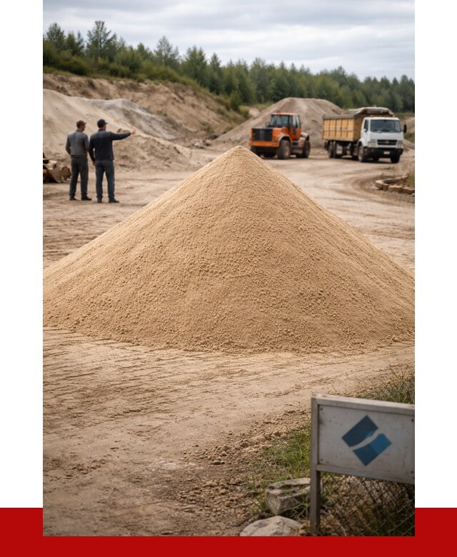 Карьерный песок навалом в Череповце от 1840 р. | ПРОНЕРУДЧрп