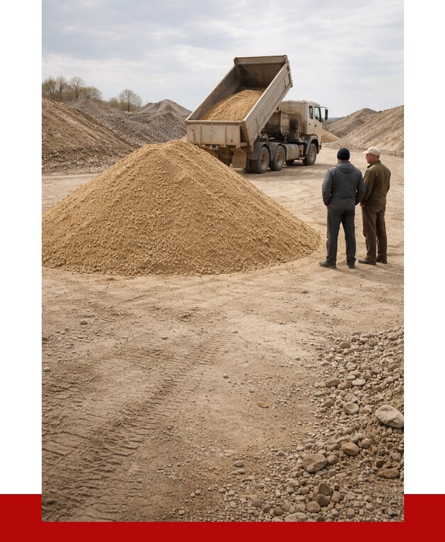 Карьерный песок крупнозернистый в Череповце от 8688 р | ПРОНЕРУДЧрп