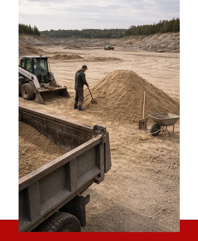 Карьерный песок среднезернистый в Череповце, от 2249 р. ПРОНЕРУДЧрп