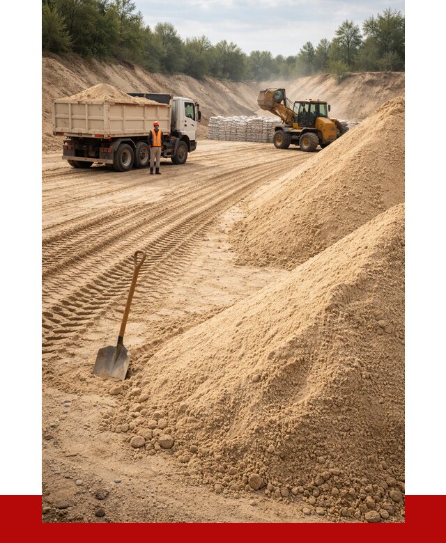 Карьерный песок мелкозернистый в Череповце от 9199 р. | ПРОНЕРУДЧрп