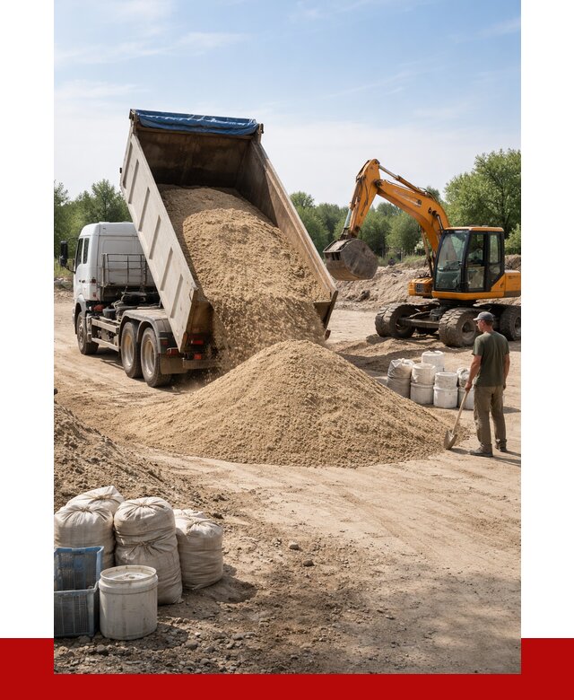 Купить речной песок в Череповце от 1227 р. за куб | ПРОНЕРУДЧрп