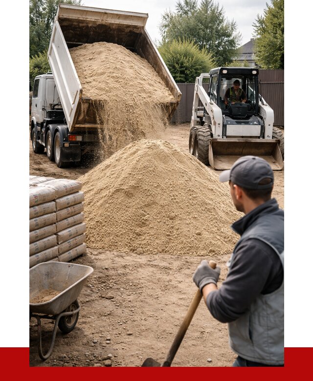 Мытый речной песок с доставкой в Череповце от 1482 р. | ПРОНЕРУДЧрп