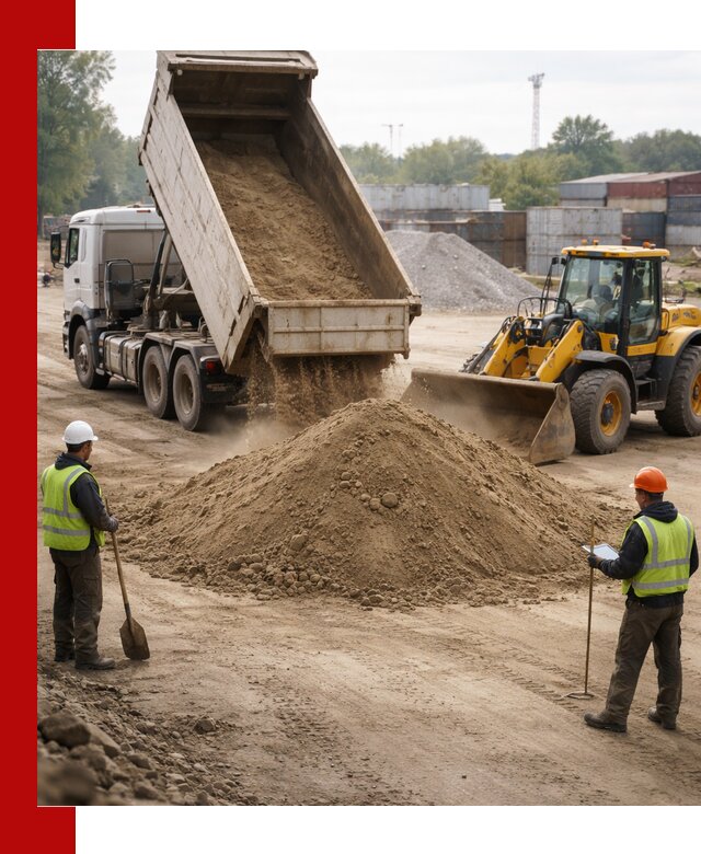 Доставка и продажа пескогрунта оптом и в розницу в Череповце