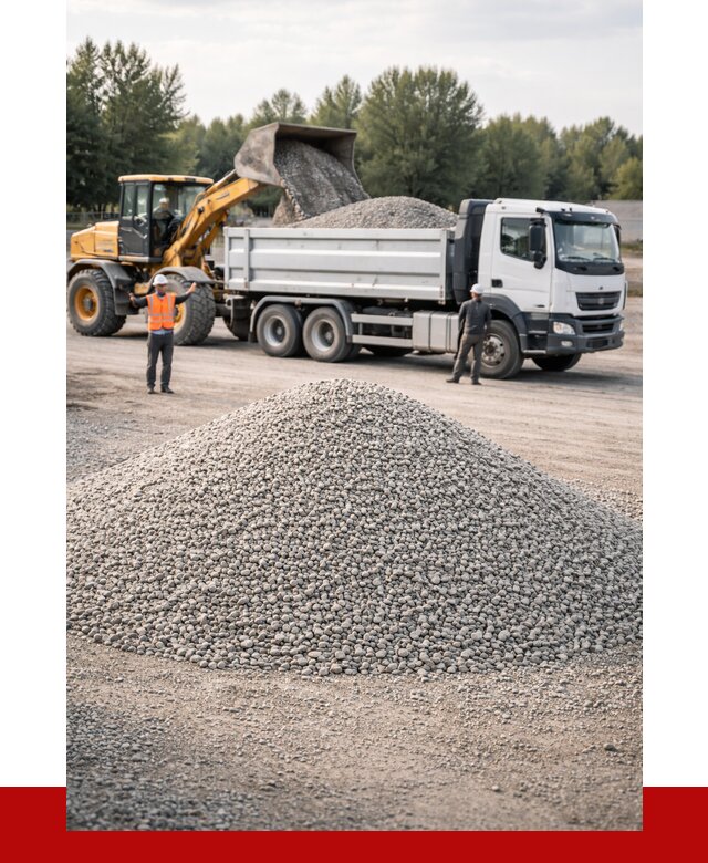 Купить мытый гравий в Череповце от 3577 р, доставка ПРОНЕРУДЧрп