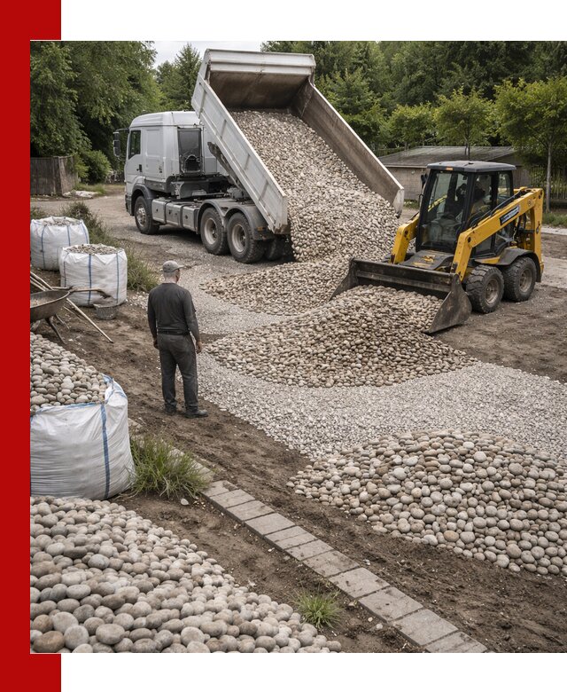 Доставка морской гальки оптом и в розницу в Череповце