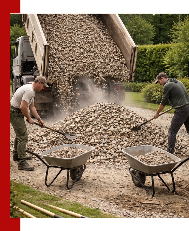 Доставка и продажа декоративной гальки в Череповце