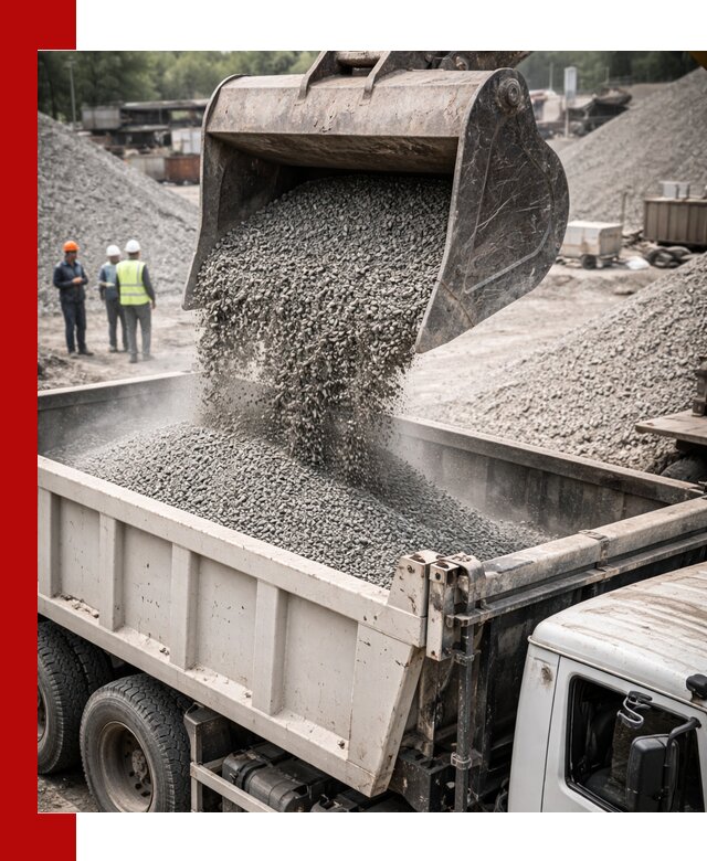 Отсев и крошка для строительства и дорожных работ в Череповце