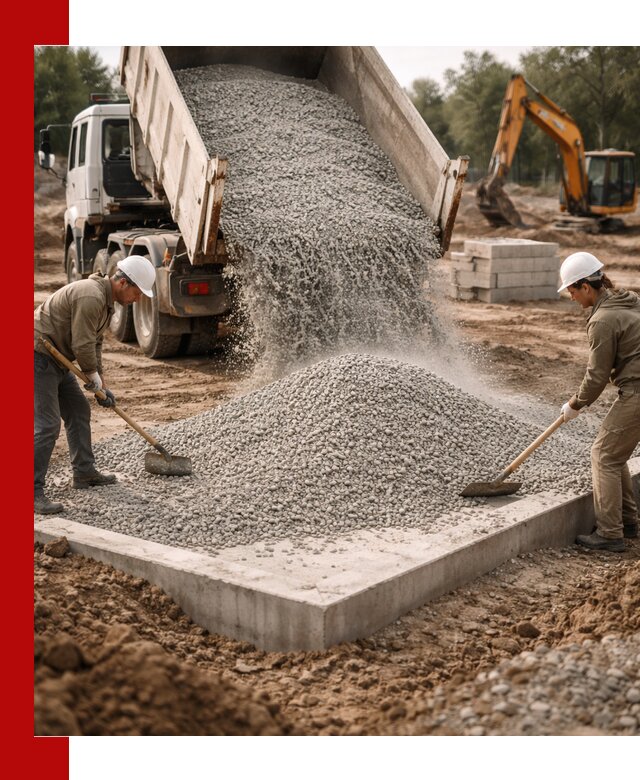 Доставка и продажа отсева для бетона в Череповце