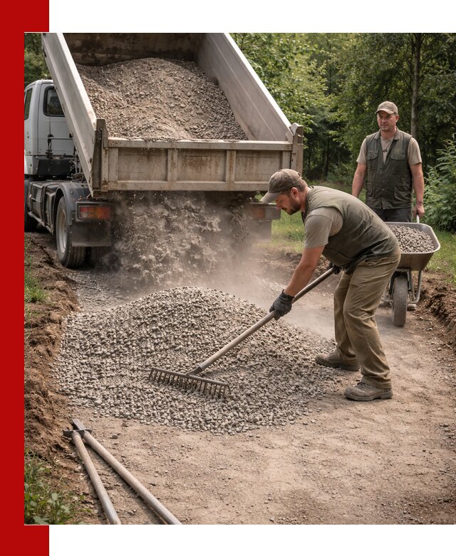 Каменная крошка для дорожек с доставкой в Череповце