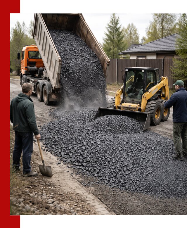 Крошка габбро с доставкой в Череповце для строительных работ