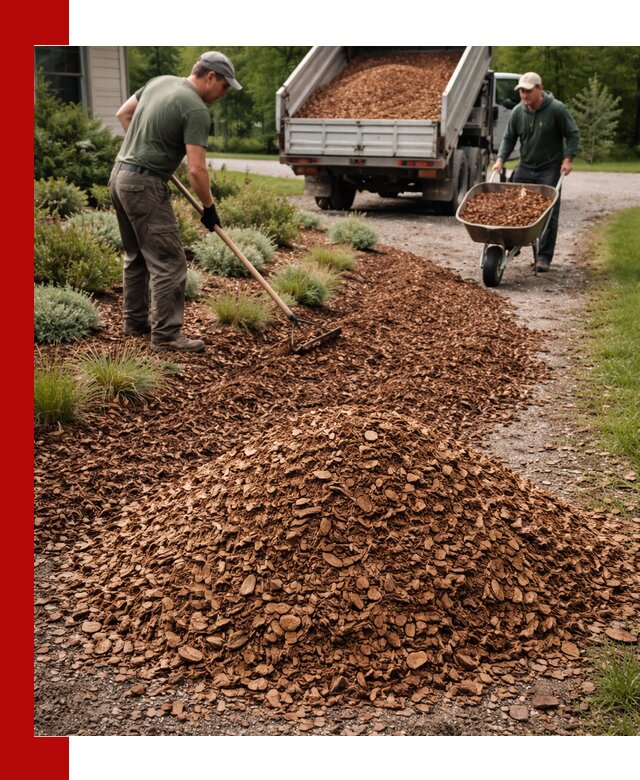 Крошка для мульчирования с доставкой в Череповце