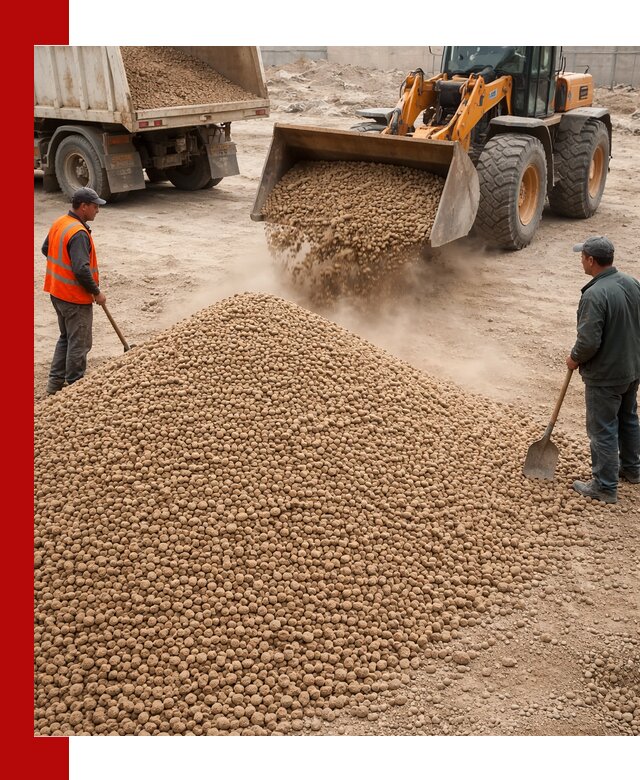 Керамзит фракция 10-20 с доставкой в Череповце