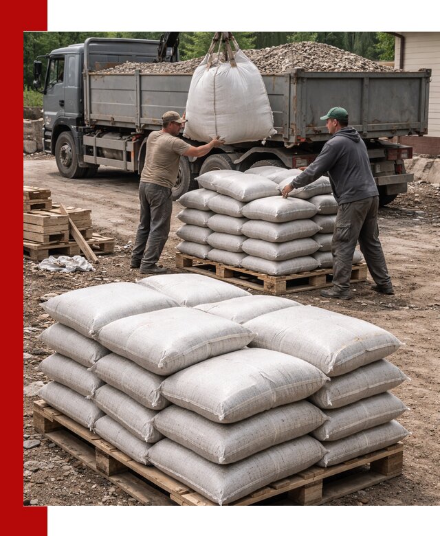 Керамзит в мешках с доставкой в Череповце от компании-поставщика