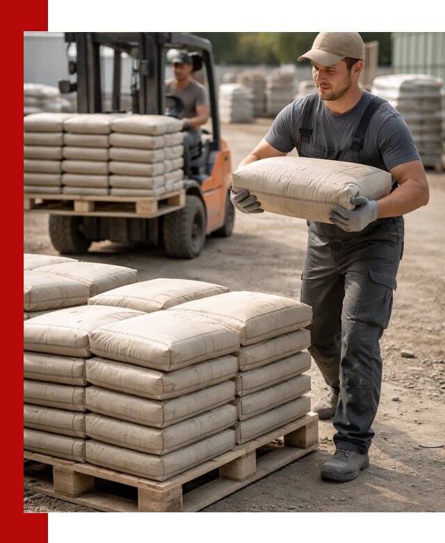 Доставка цемента в мешках оптом и в розницу в Череповце