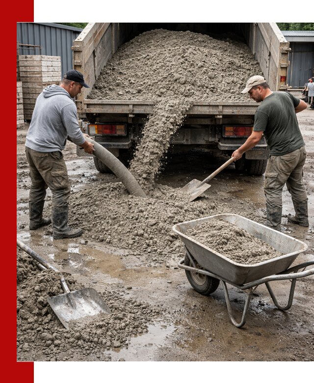 Цементно-песчаная смесь М150 доставка в Череповце