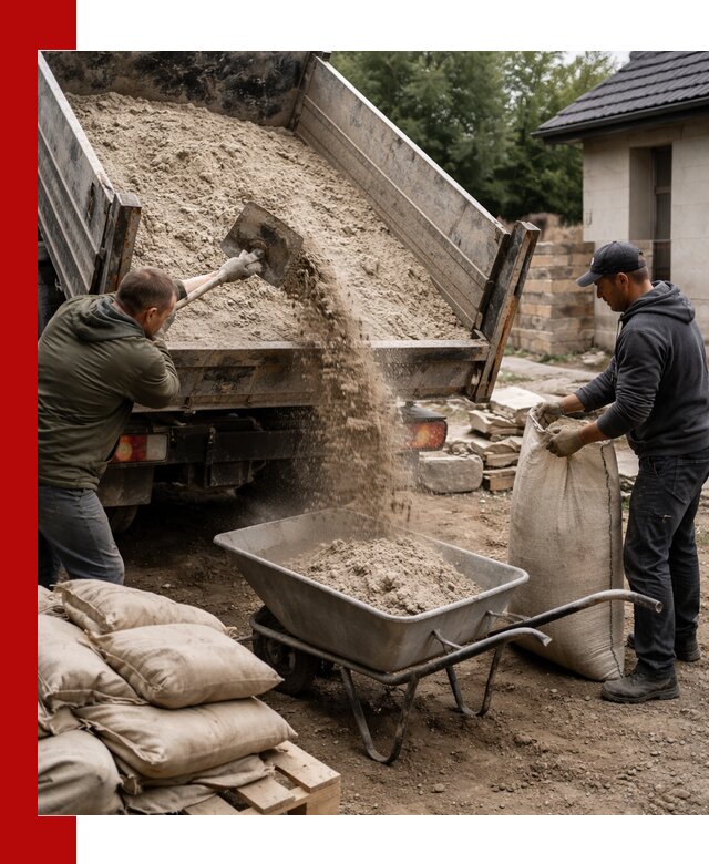 Качественная сухая смесь для кладки с доставкой в Череповце