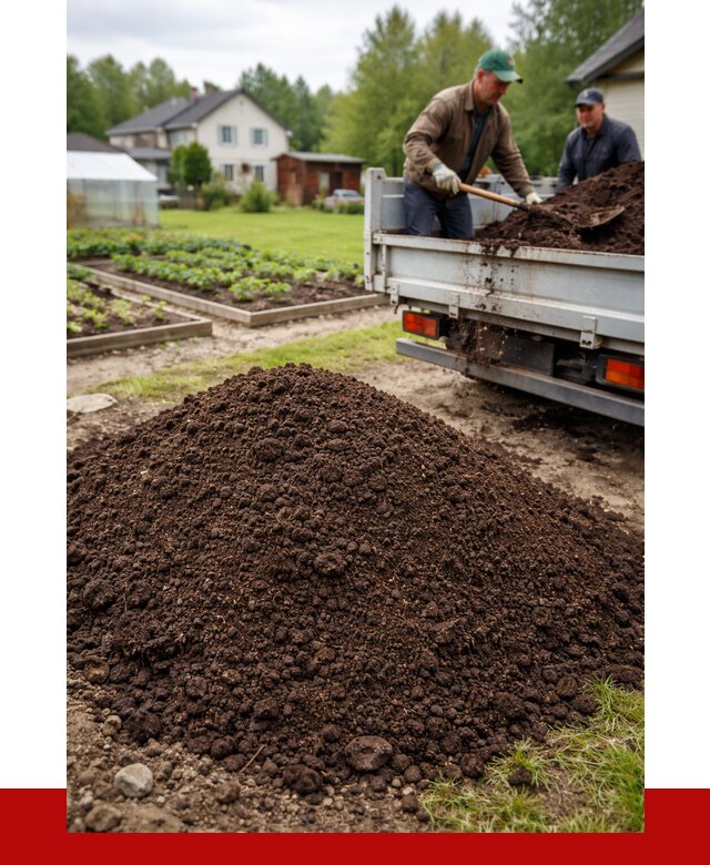 Плодородный грунт в Череповце с доставкой от 4293 р. | ПРОНЕРУДЧрп