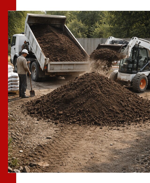 Доставка растительного грунта в Череповце от производителя оптом и в розницу