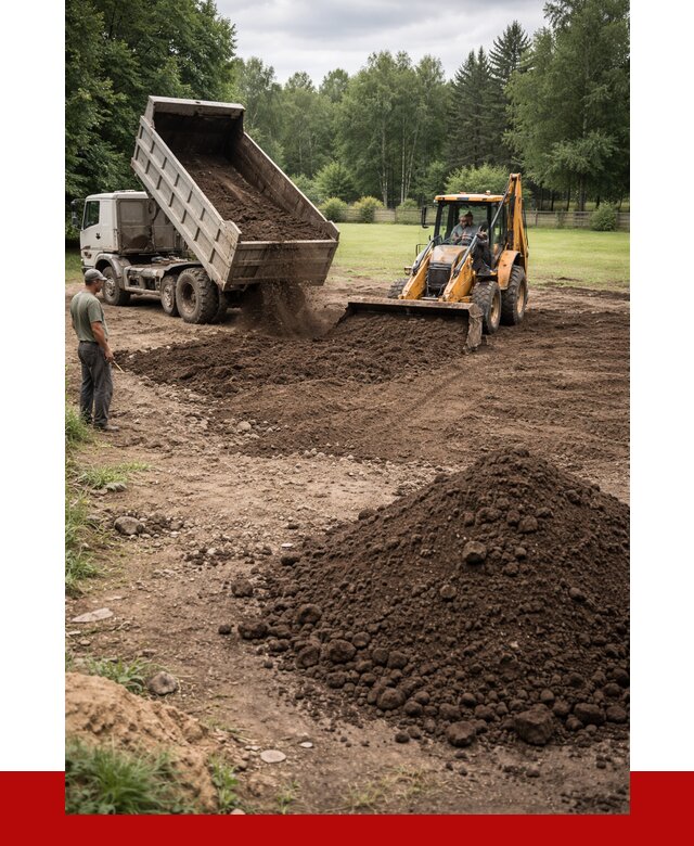 Грунт для выравнивания участка в Череповце от 1227 р. | ПРОНЕРУДЧрп