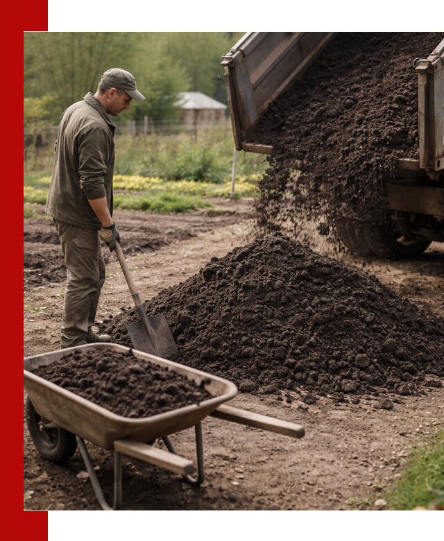 Доставка качественной земли для огорода в Череповце