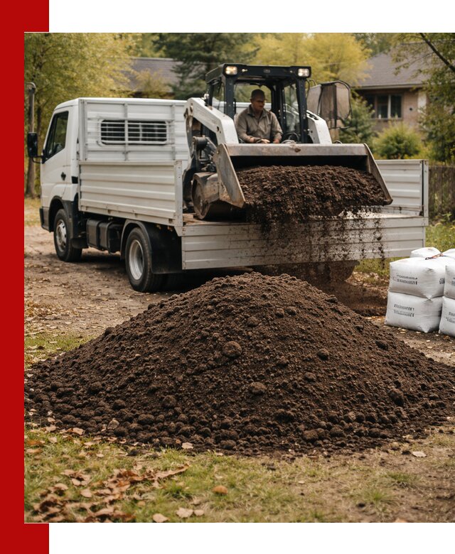 Доставка садовой земли в больших объёмах в Череповце