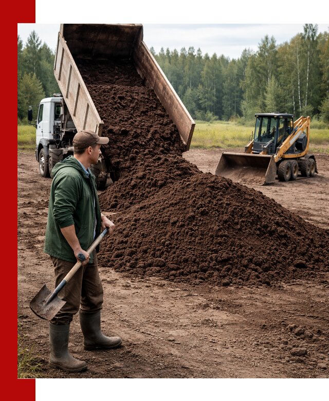 Купить верховой торф с доставкой в Череповце для садоводства и растений