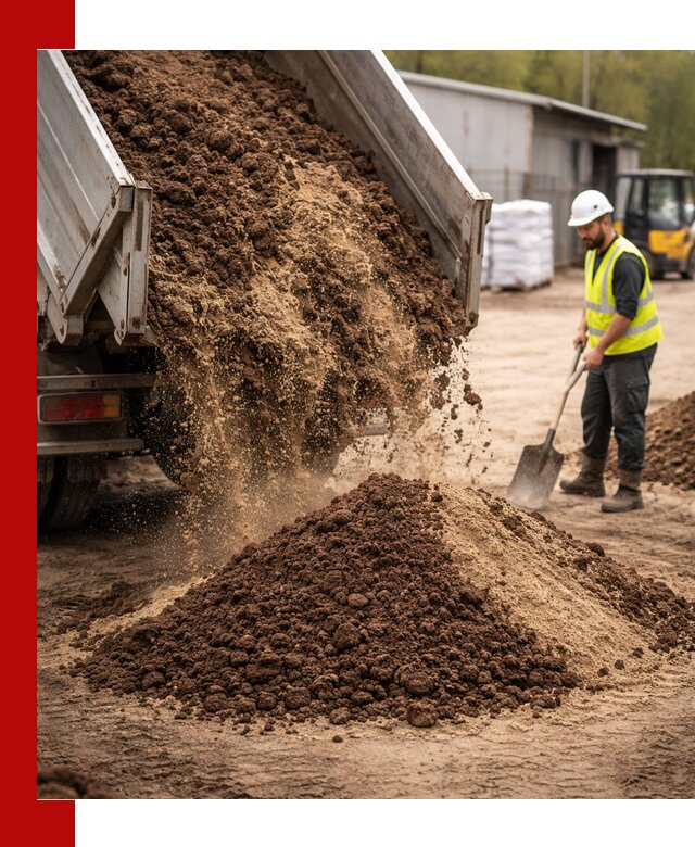 Доставка торфо-песчаной смеси в Череповце для строительства и озеленения