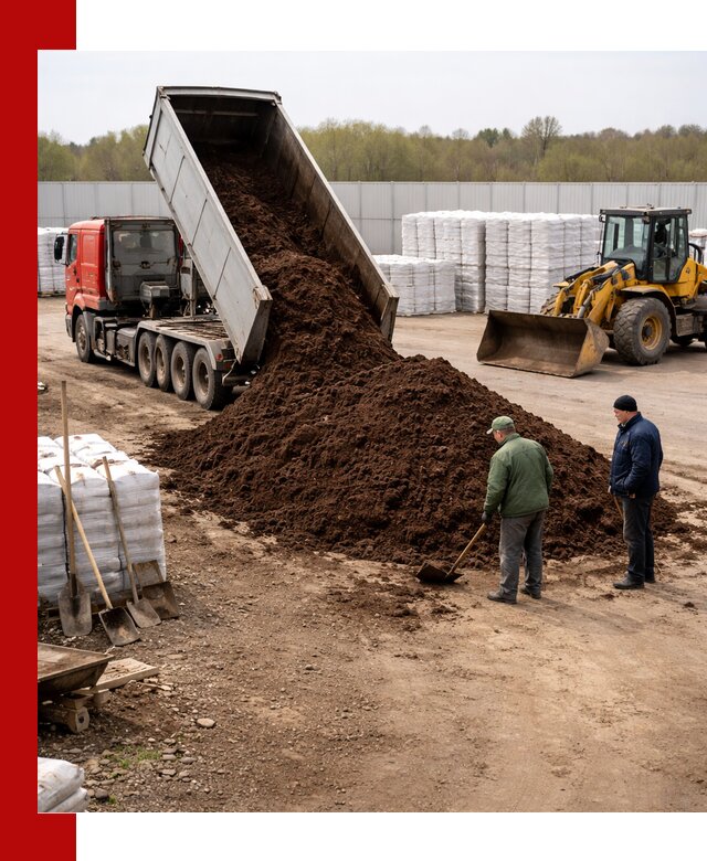 Доставка торфяных смесей оптом и в розницу в Череповце