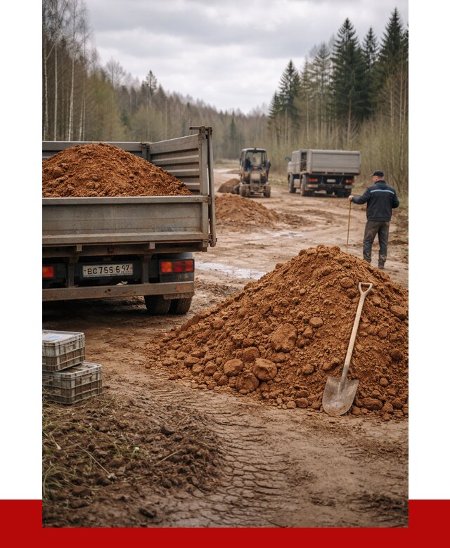 Глина и суглинки в Череповце от 4599 р. за куб | ПРОНЕРУДЧрп
