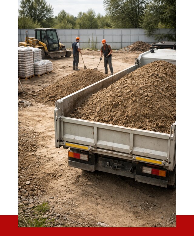 Супесь с доставкой в Череповце от 2504 р. за куб | ПРОНЕРУДЧрп