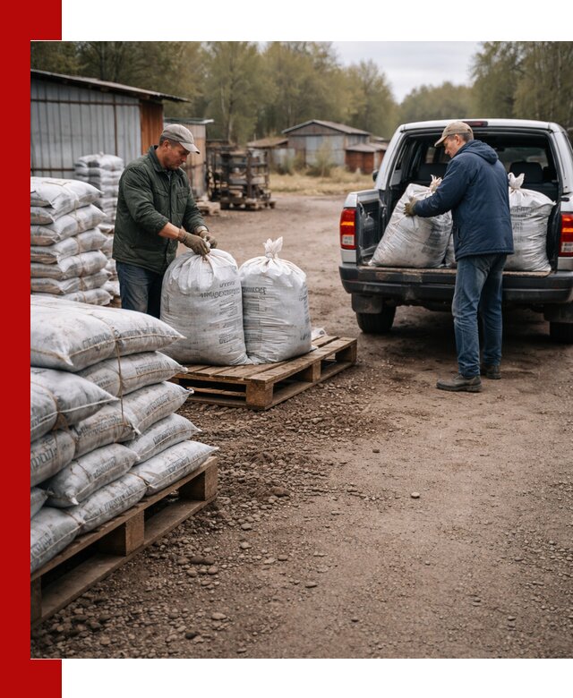 Купить конский навоз в мешках с доставкой в Череповце