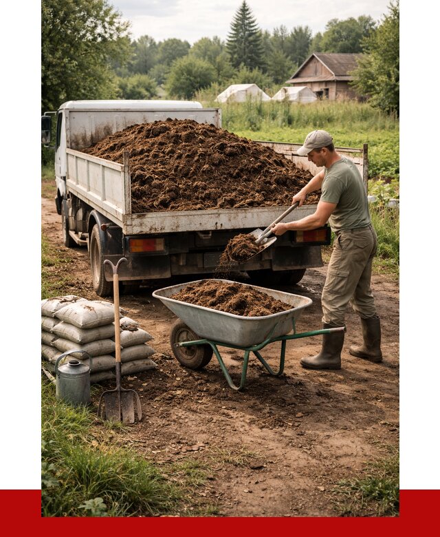 Купить коровий навоз с доставкой в Череповце от 1840 р. | ПРОНЕРУДЧрп