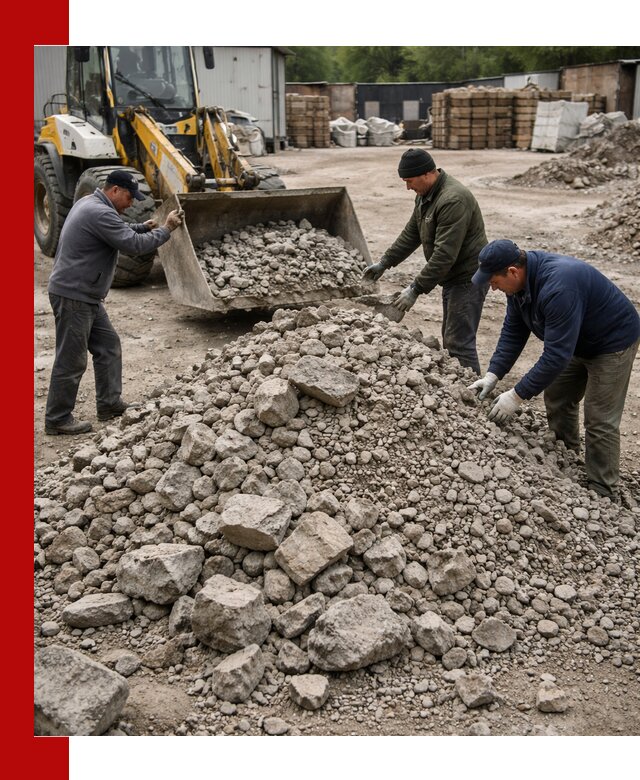 Демонтаж и вывоз бой бетона в Череповце