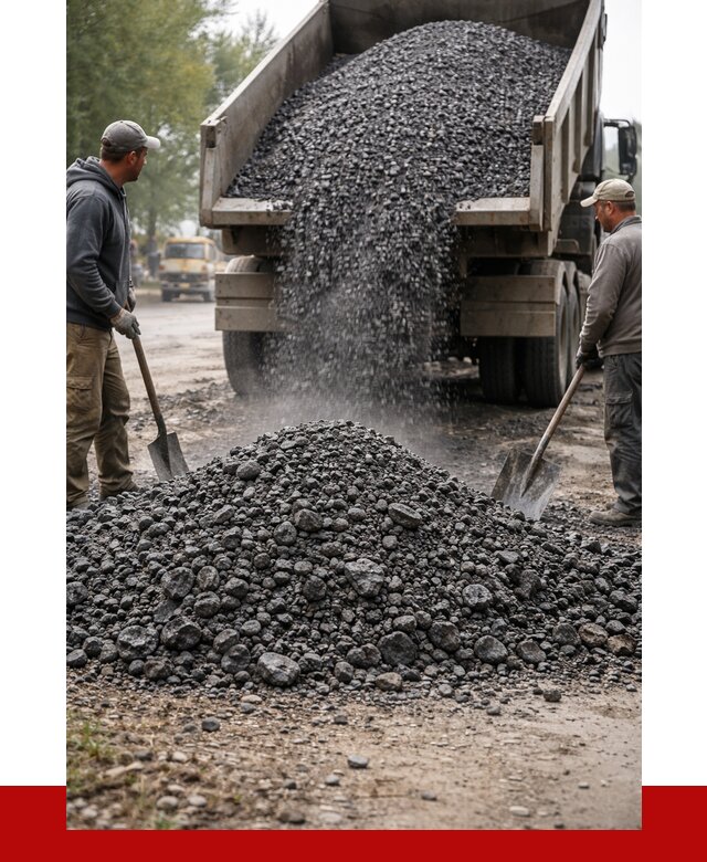 Дробленый асфальт в Череповце от 2862 р. с доставкой | ПРОНЕРУДЧрп