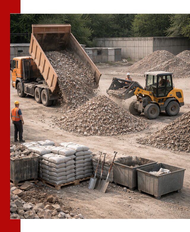 Вторичные материалы для отсыпки в Череповце — поставка и доставка