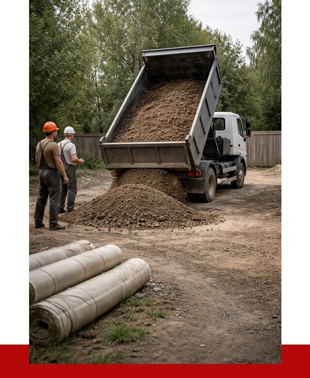 Доставка сыпучих материалов самосвалом в [cvi] от 4293 р. | ПРОНЕРУДЧрп