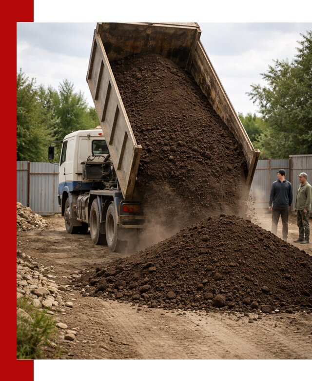 Доставка самосвалом 10 кубов в Череповце быстро и надёжно